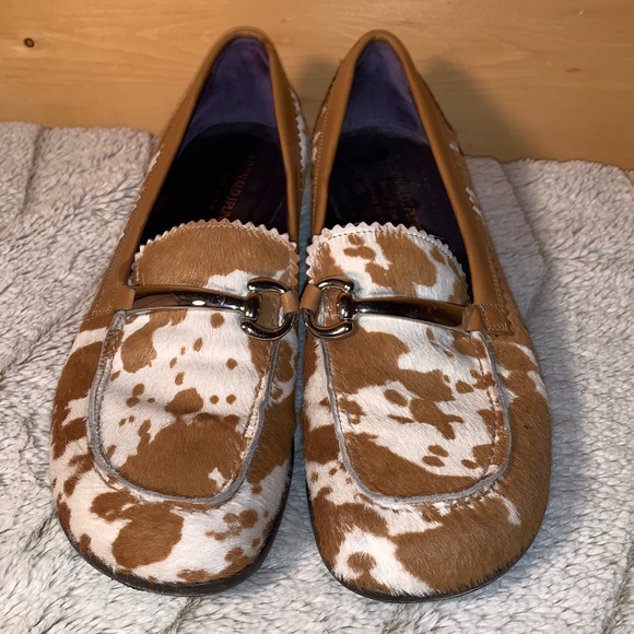 Donald J. Pliner Shoes - Vintage Donald Pliner Italy Cow Print Leather 7.5